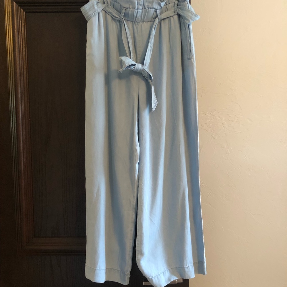 Flowy Denim Pants